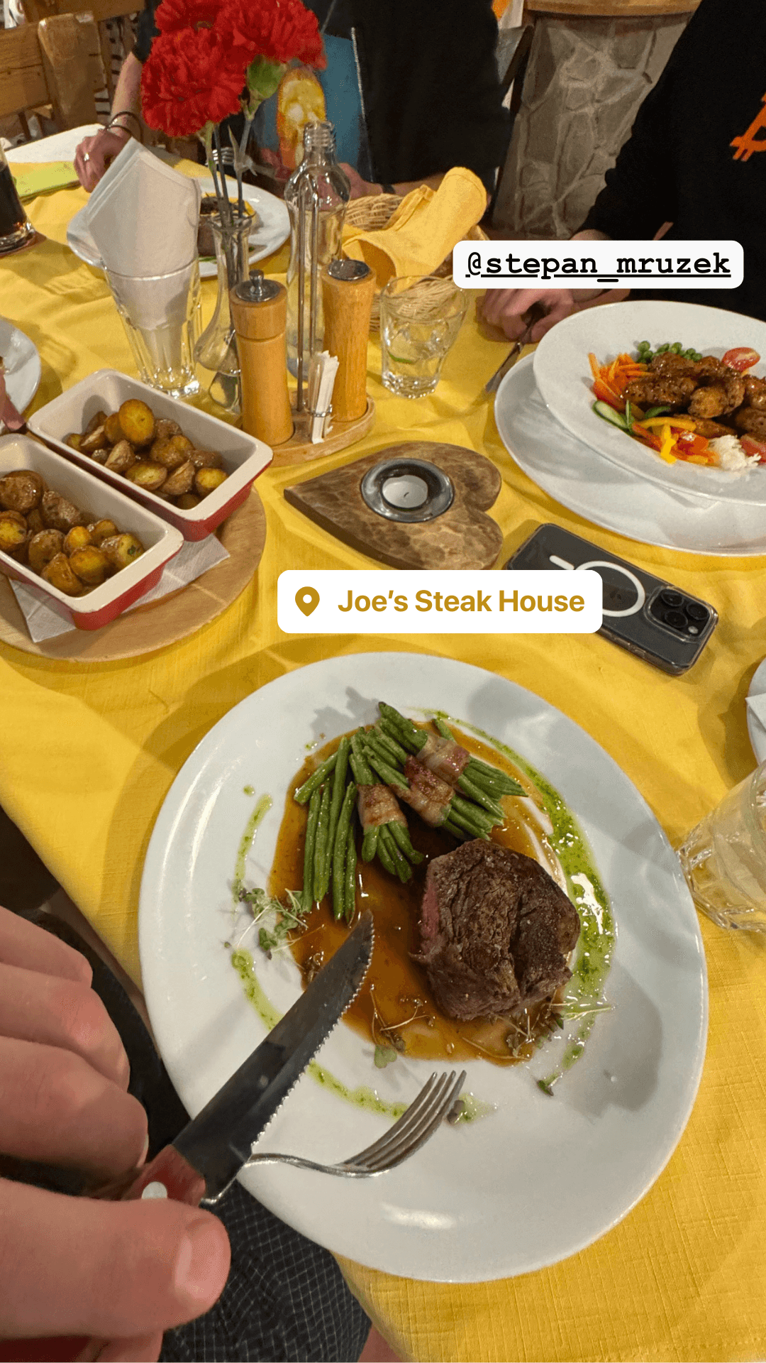 Two wood-fired pizzas with prosciutto and egg at Italian Corner